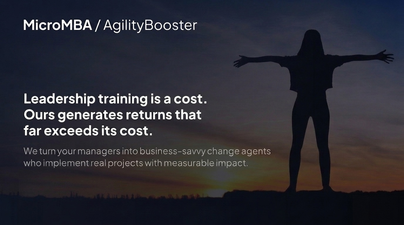 Create business-savvy change agents